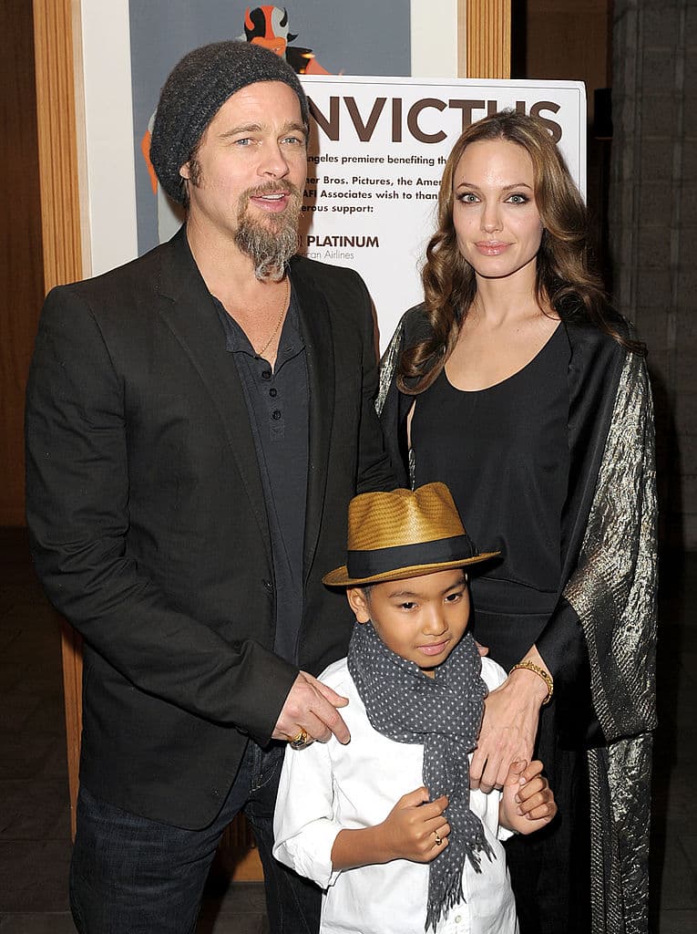 Brad Pitt, Angelina Jolie und Maddox