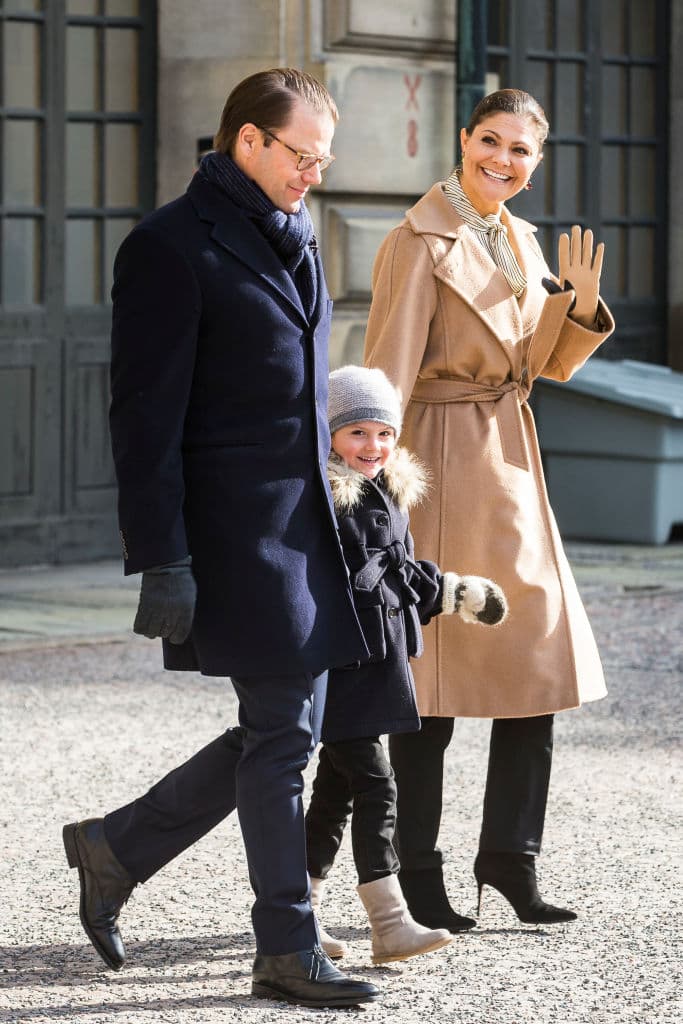 Prinz Daniel, Estelle und Prinzessin Victoria von Schweden