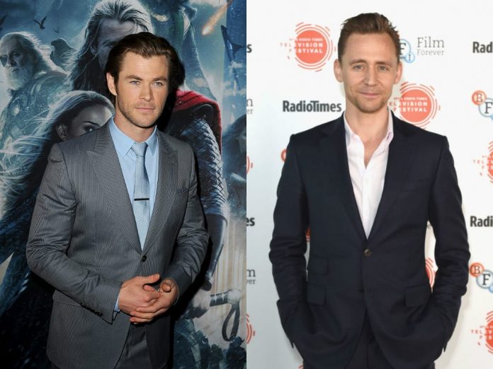 Chris Hemsworth und Tom Hiddleston Chris Hemsworth und Tom Hiddleston