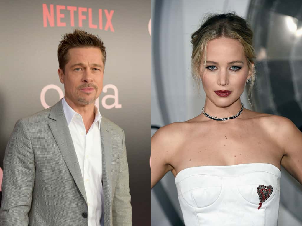 Brad Pitt und Jennifer Lawrence